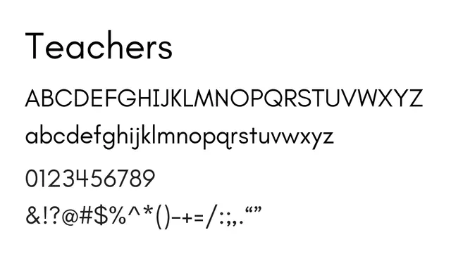 Teachers, friendly, approachable
