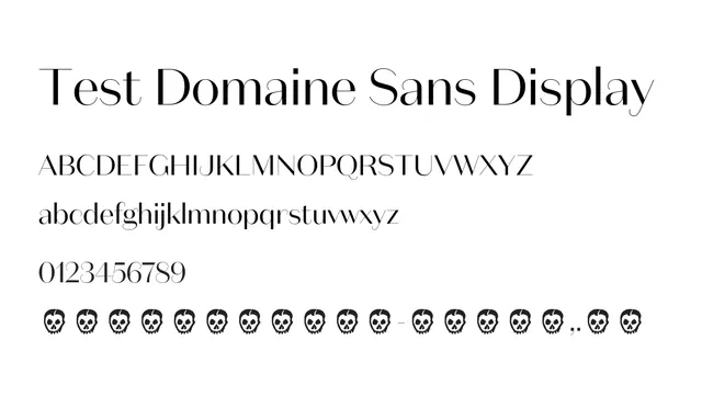 Test Domaine Sans Display, modern, elegant