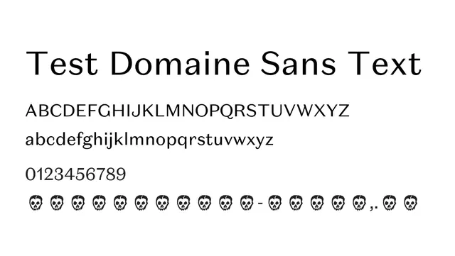 Test Domaine Sans Text, modern, clean