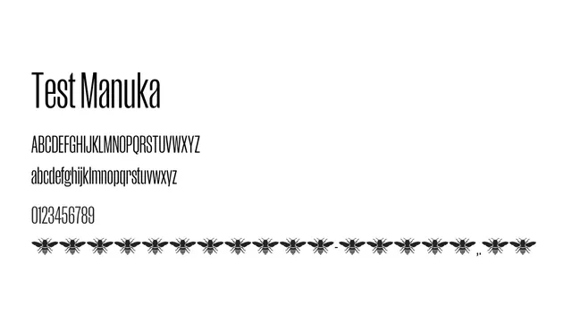 Test Manuka, modern, clean