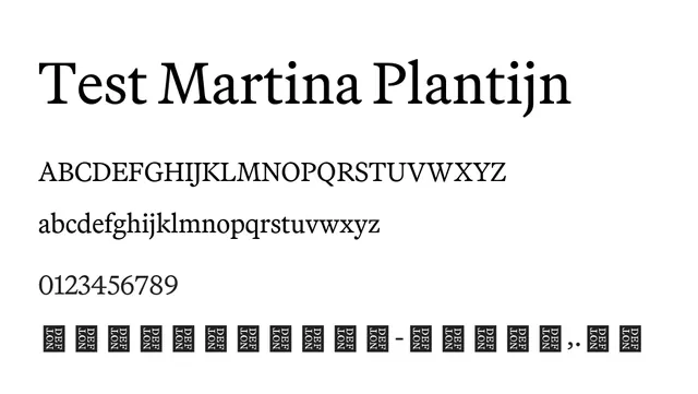 Test Martina Plantijn, elegant, traditional