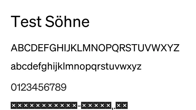 Test Söhne, modern, clean