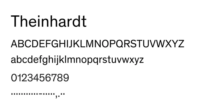 Theinhardt, modern, clean
