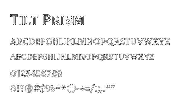 Tilt Prism, bold, geometric