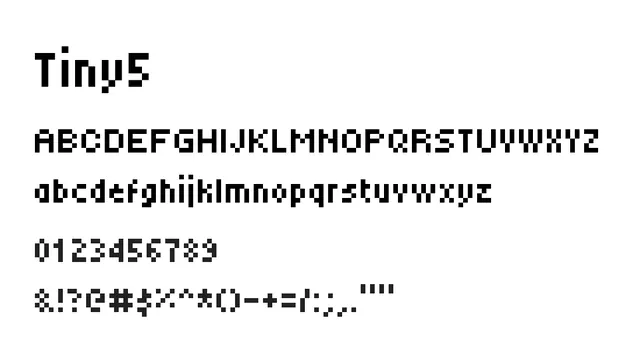 Tiny5, technical, retro