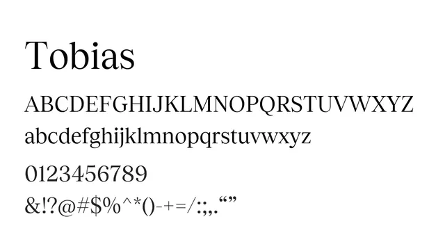Tobias, elegant, classical