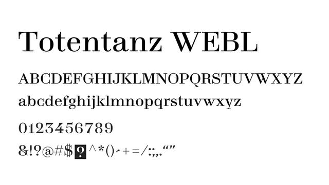 Totentanz WEBL, elegant, dramatic