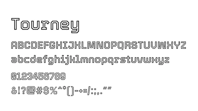 Tourney, playful, geometric