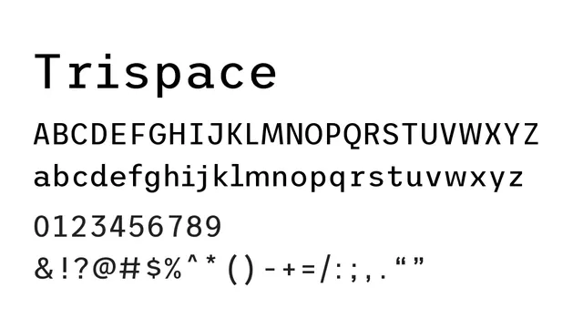 Trispace, geometric, technical