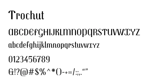 Trochut, elegant, decorative