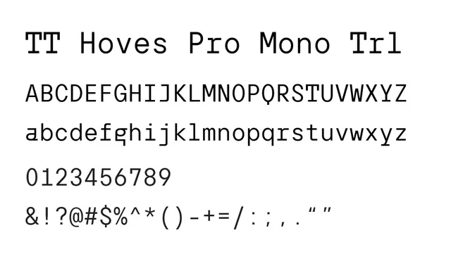 TT Hoves Pro Mono Trl, technical, modern