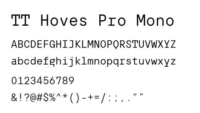 TT Hoves Pro Mono, technical, clean