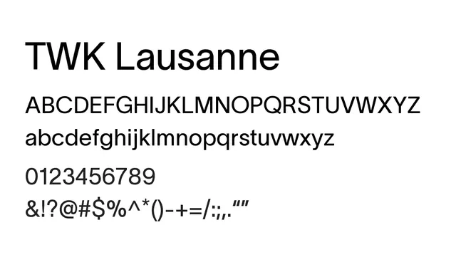 TWK Lausanne, clean, minimal