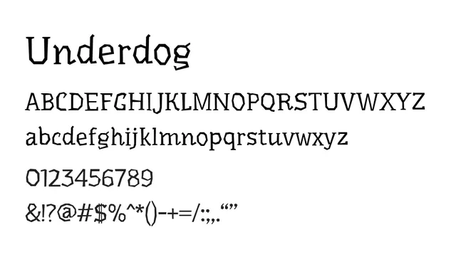Underdog, playful, casual