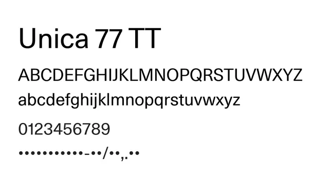 Unica 77 TT, geometric, clean