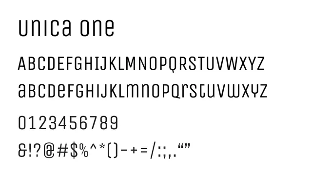 Unica One, modern, geometric