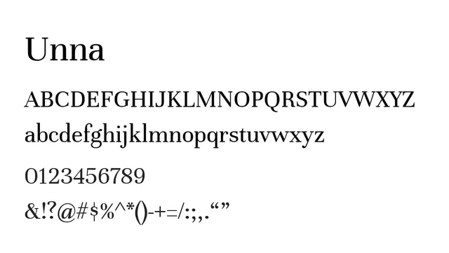 Unna, elegant, refined