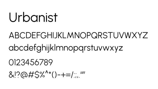 Urbanist, modern, clean