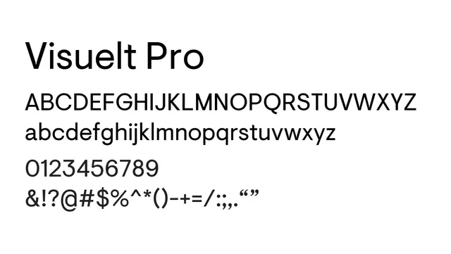 Visuelt Pro, professional, contemporary