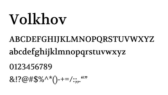 Volkhov, elegant, classic