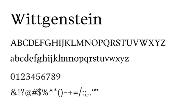 Wittgenstein, classical, elegant