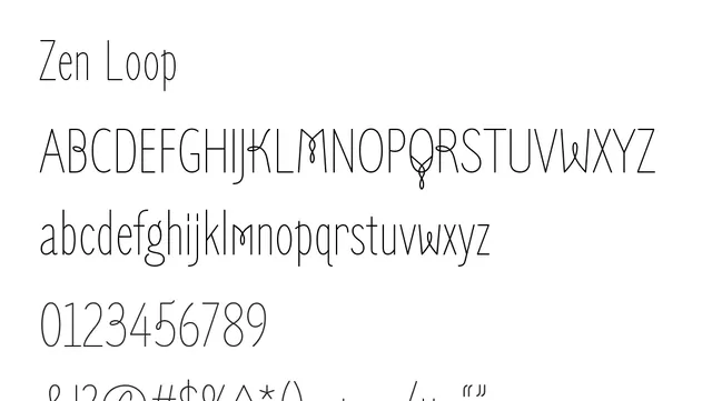 Zen Loop, elegant, refined