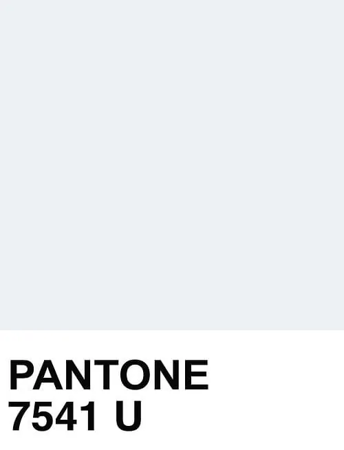 Pantone 7541 U Color Swatch