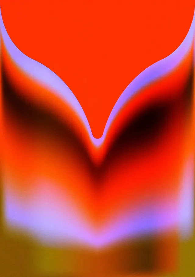 Red Violet Glow Abstract, gradient-heavy, organic, vibrant