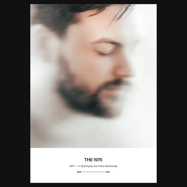 The 1975 blurred portrait editorial cover, editorial, photographic, light