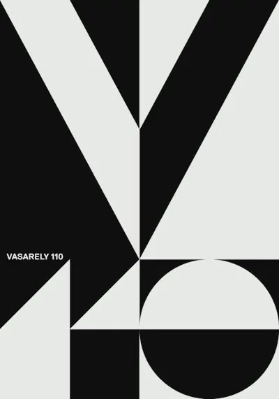 Vasarely 110 geometric abstraction, geometric, abstract, monochrome