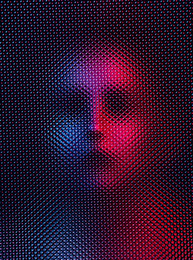 Portraits on Behance, abstract, geometric, vibrant