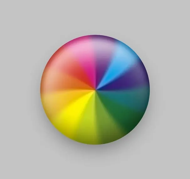 Rainbow Gradient Sphere