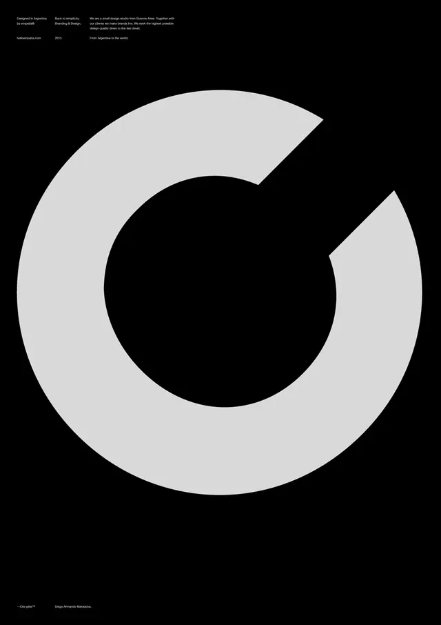 Minimalist Circular Graphic