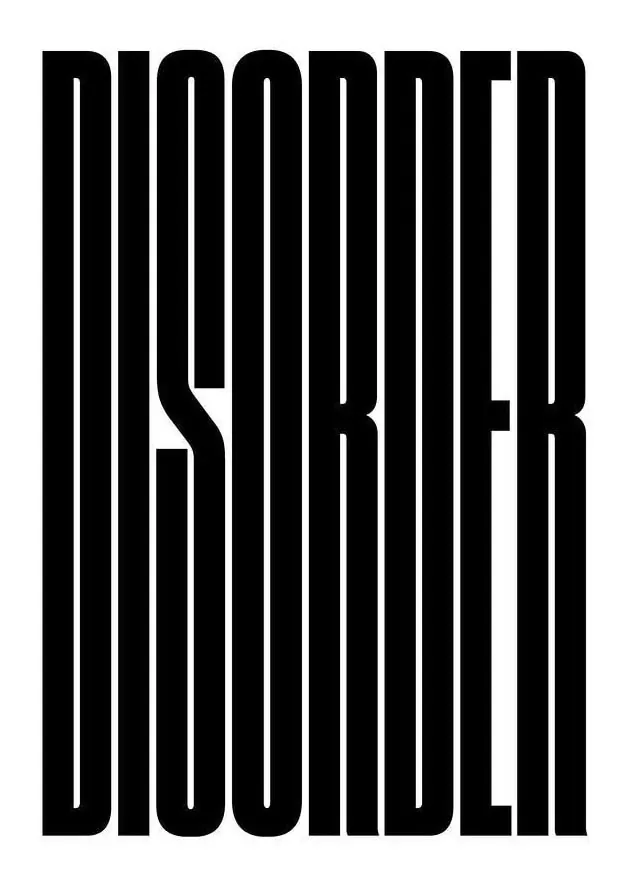 Disorder Typography Design