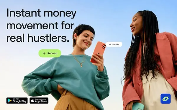 Fintech app lifestyle campaign, light-mode, photographic, light