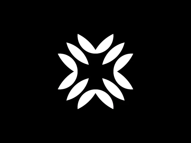 Minimal monochrome abstract graphic, minimal, monochrome, dark