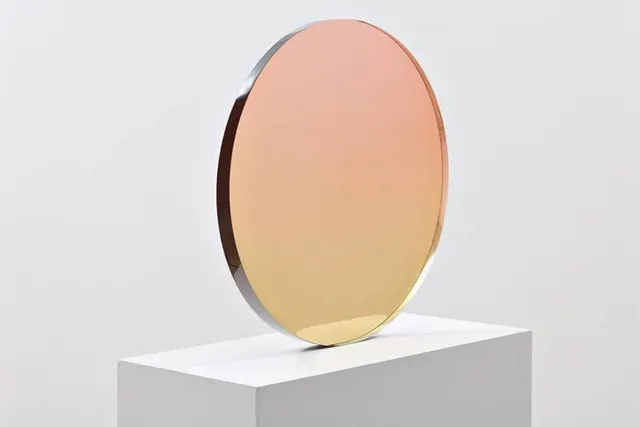 DeWain Valentine - Circle, Sepia to Rose | 1stdibs.com, minimal, luxury, light