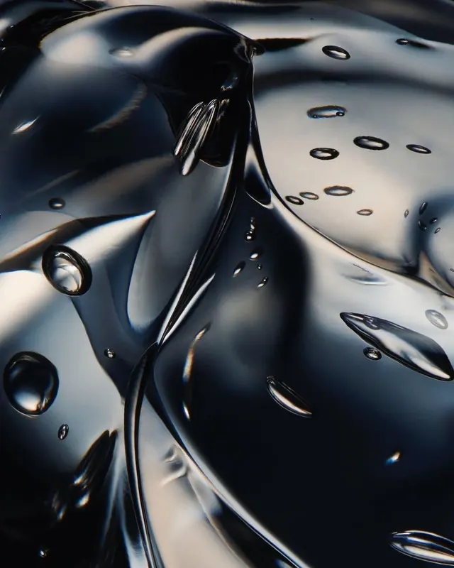 Abstract Fluid Metallic Texture