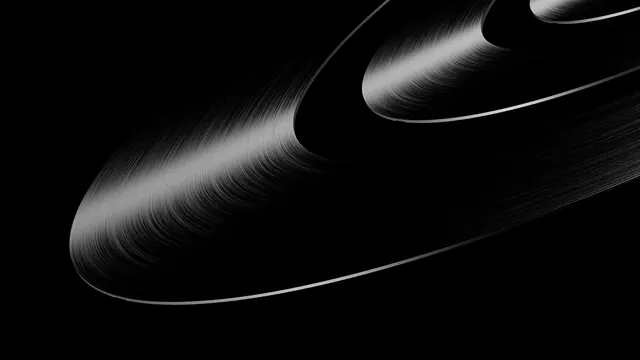 Abstract Fluid Metallic Form