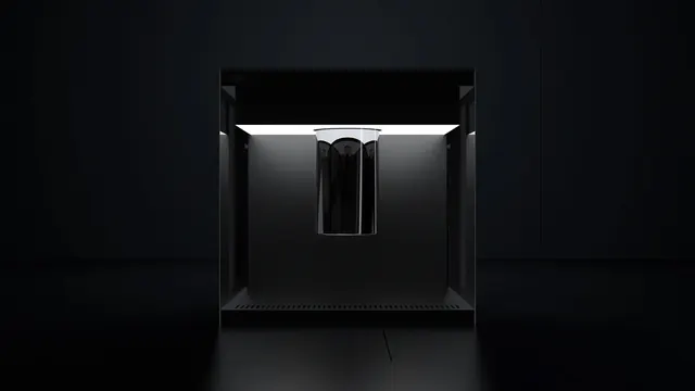 Dark Minimalist 3D Object