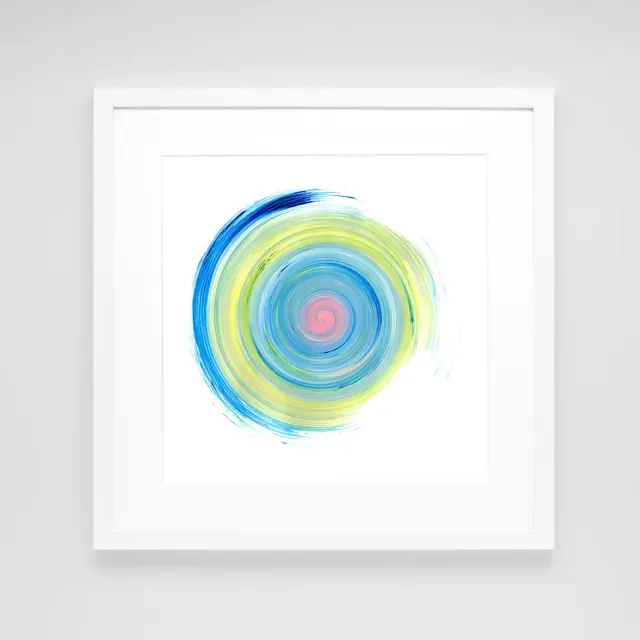 Circular Abstract Art Print
