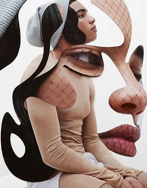 Surrealist Portrait Collage