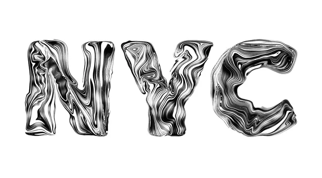 Liquid Chrome Typography