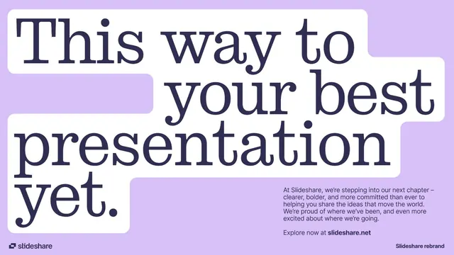 Light purple type poster with serif copy, minimal, editorial, light