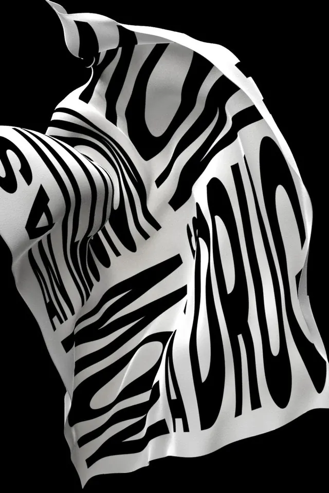 Abstract Fluid Typography