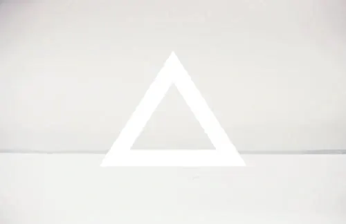 White Triangle Graphic