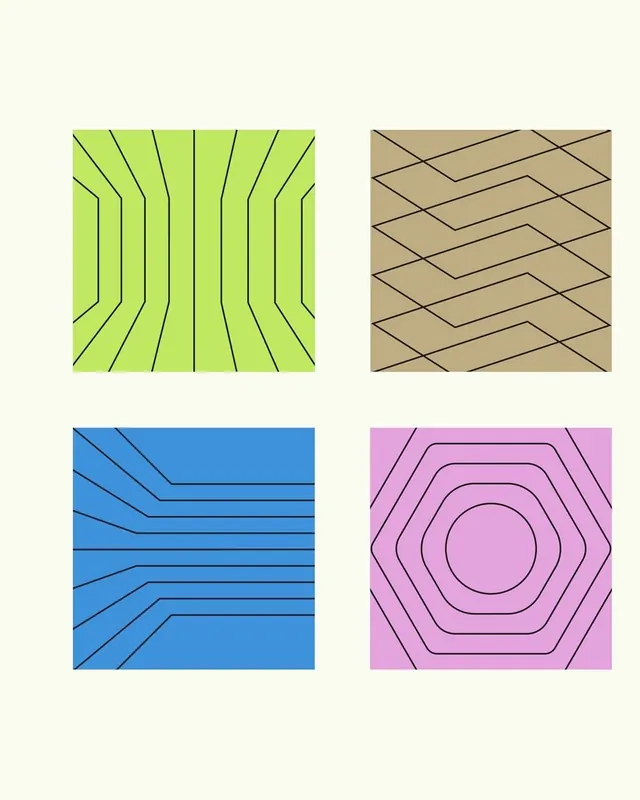 Minimal geometric abstract graphic, minimal, geometric, light