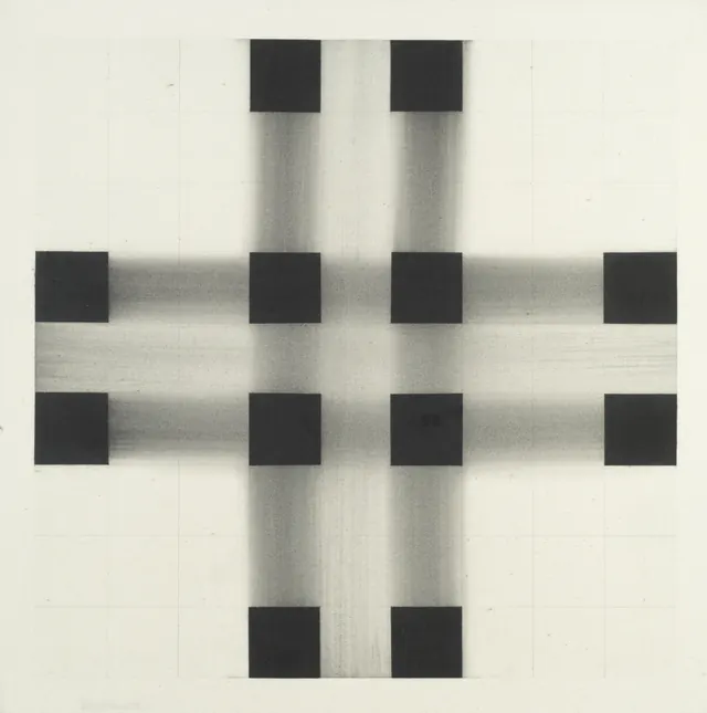 Abstract geometric form with motion blur, abstract, geometric, light