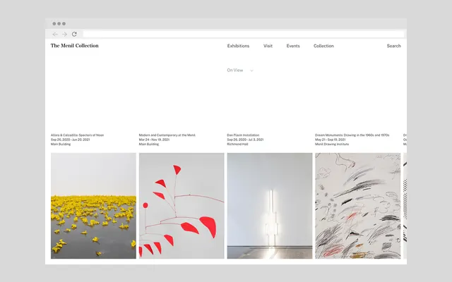 The Sketch Collection portfolio grid, minimal, light-mode, light