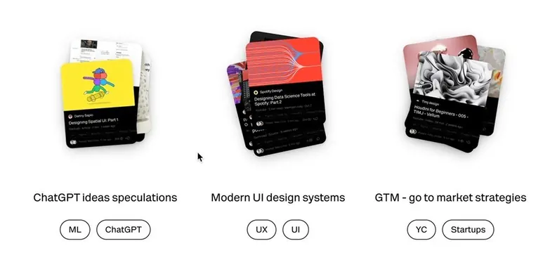Three-stack collage with card mockups, numbered guide, and close-up detail, minimal, corporate-clean, dark